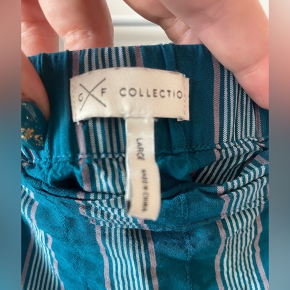 Large Gentle Fawn off the shoulder striped top - Picture 4 of 7